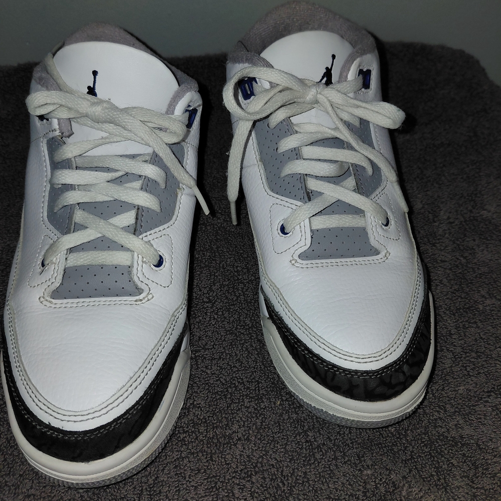 Jordan Kids Sneakers White and Gray